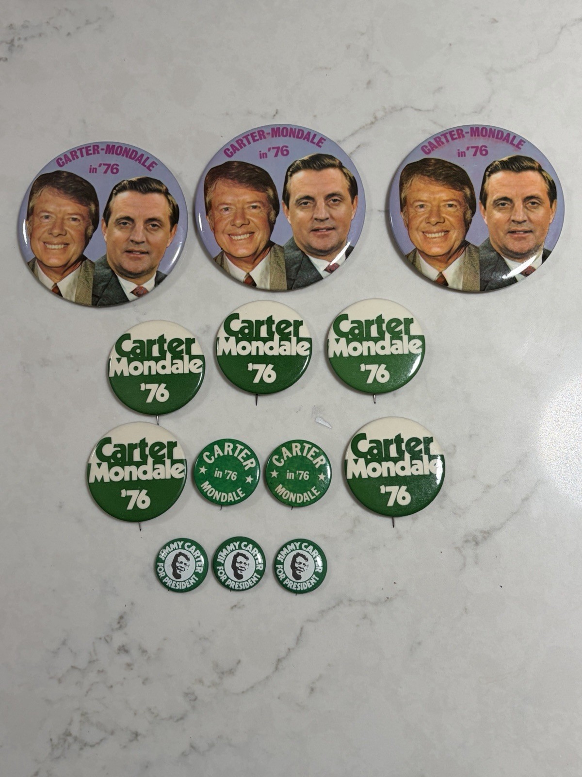 Jimmy Carter Campaign Buttons