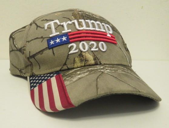 2020 DONALD TRUMP Camouflage Camo Flag Campaign President Hat by LOVEMURICA (NM)