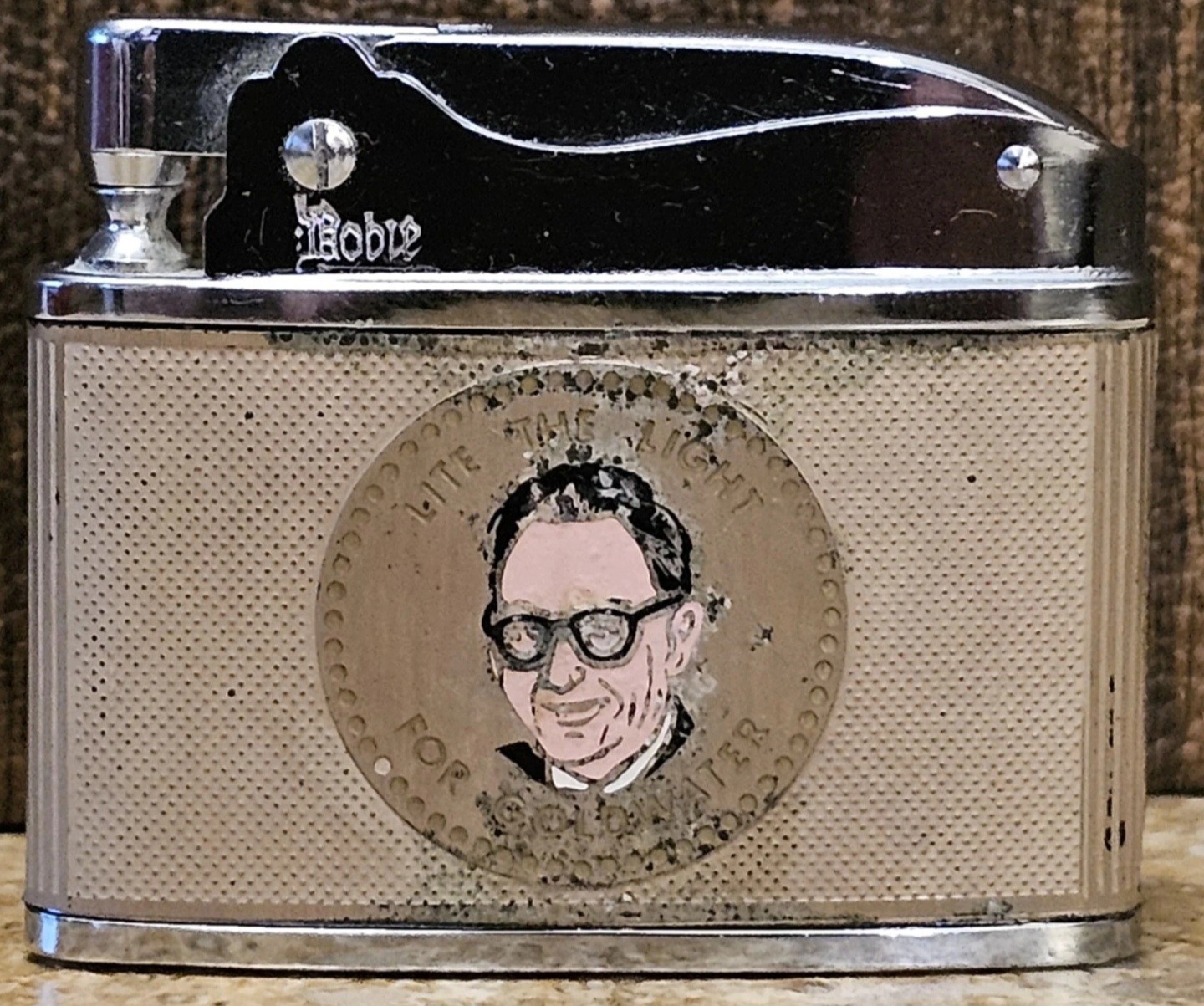 Rare 1964 Barry Goldwater for President Cigarette Lighter ~ Piece of History!
