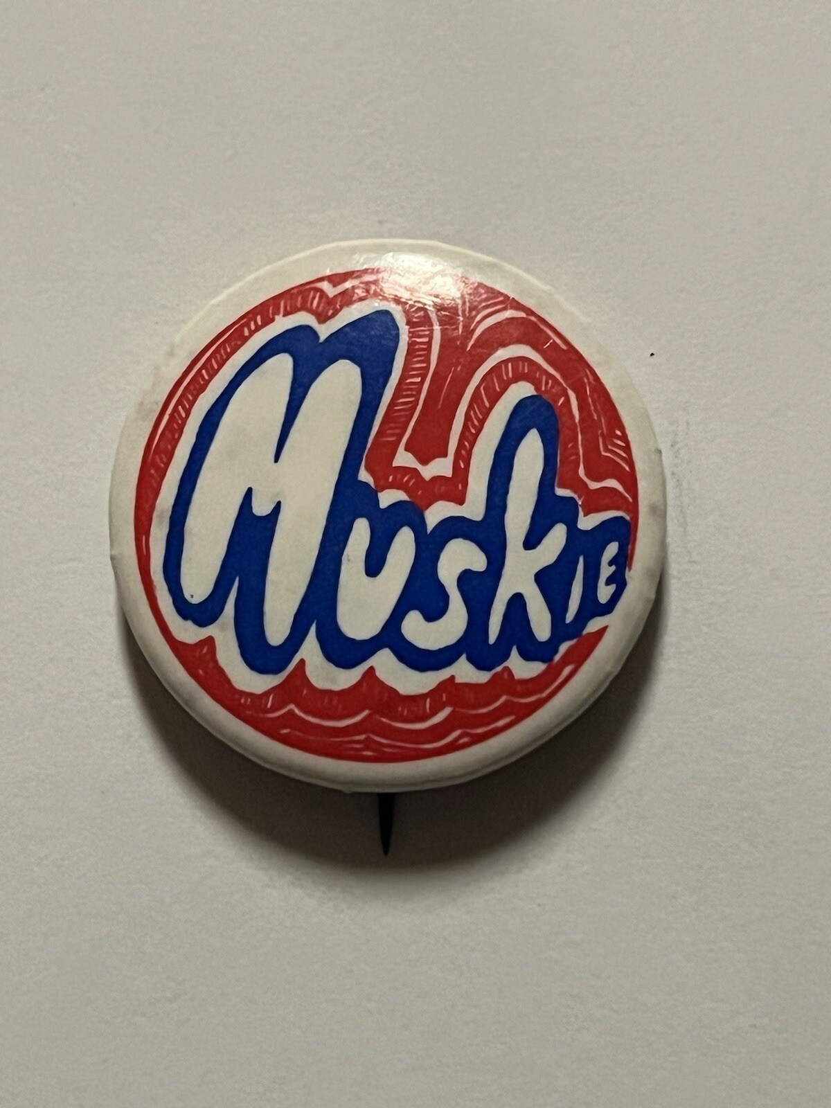 1972 Edmund Muskie Presidential Campaign Pinback Button