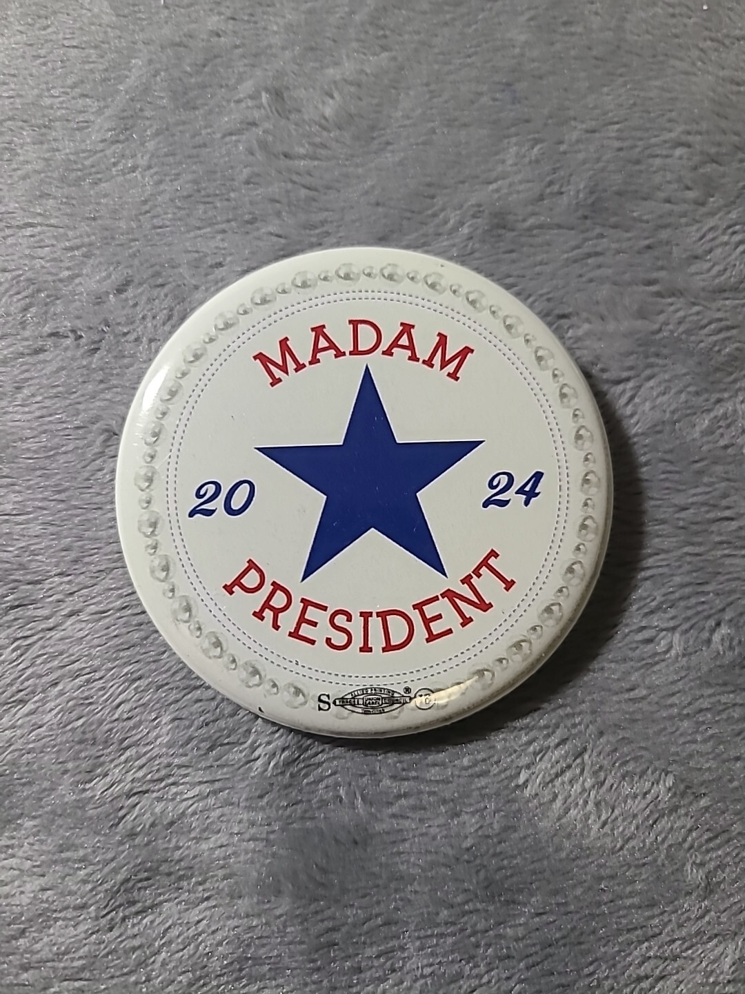 Kamala Harris Madam President Official Campaign Button!!! 2024