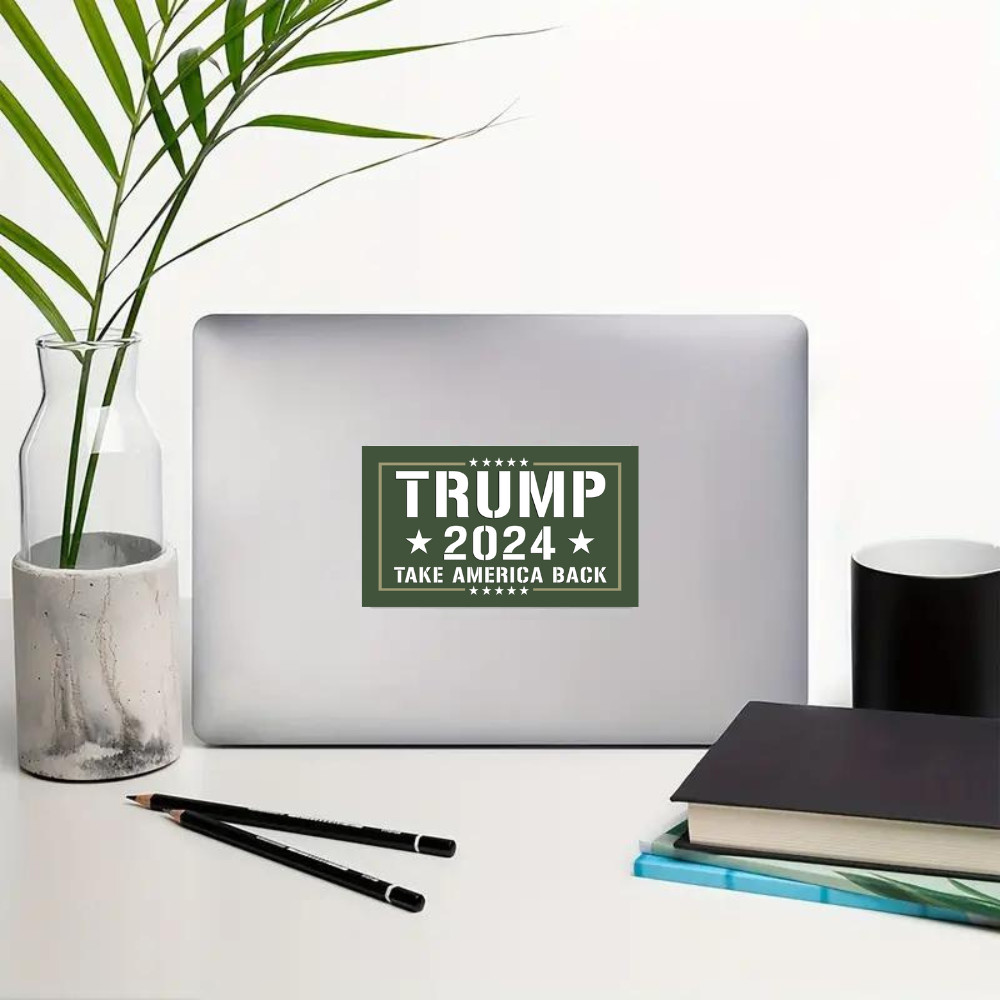 💥 5PCS SET DONALD TRUMP NEW 2024 STICKERS DECALS TAKE SAVE AMERICA BACK MAGA!