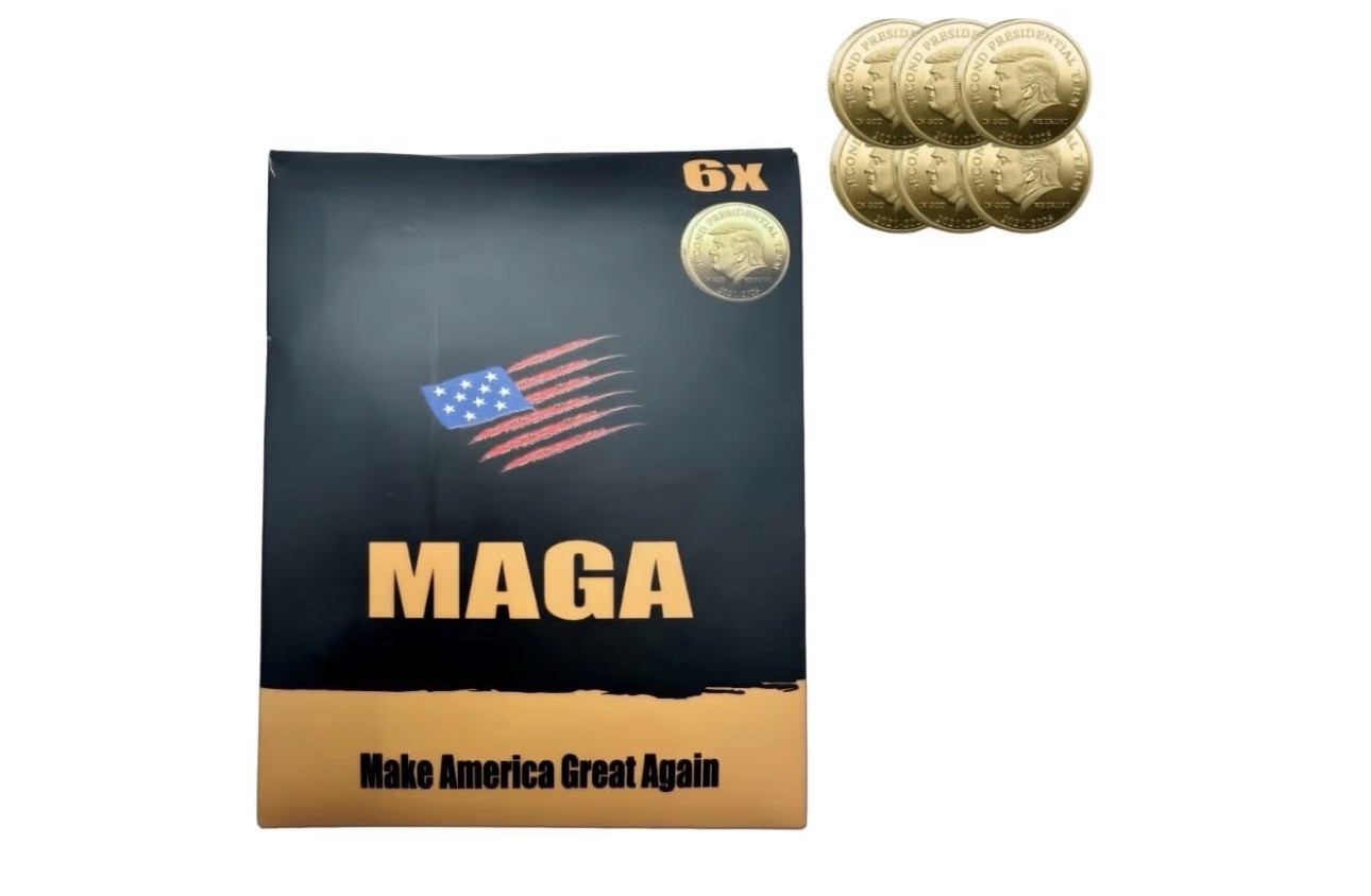 MAGA Set of 6 Commemorative Trump Coins — Second Term 2025-2029 President