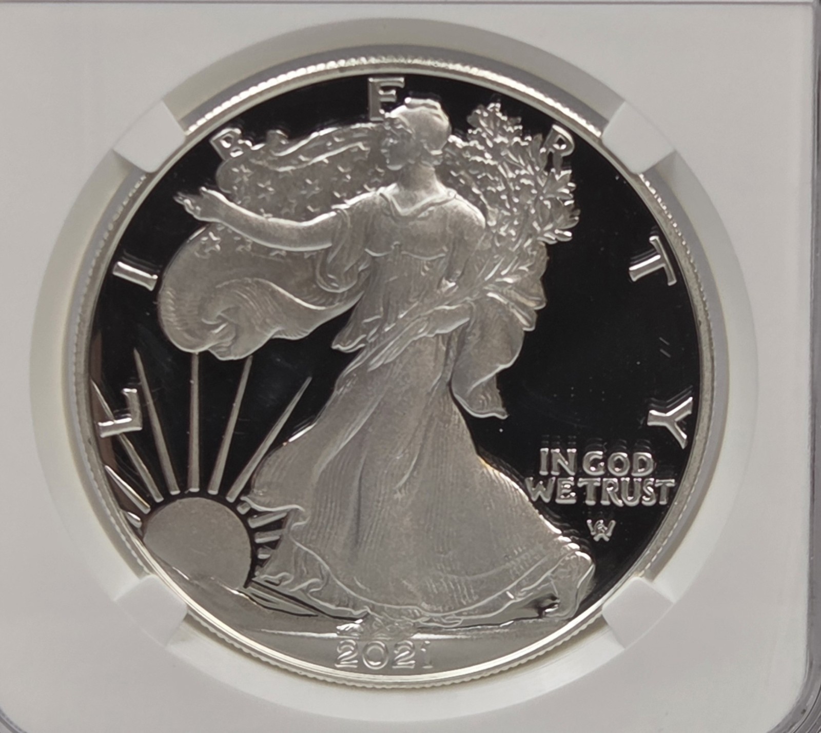 2021 W Eagle Landing T-2 PF70 Ultra Cameo President Joe Biden 46th President NGC