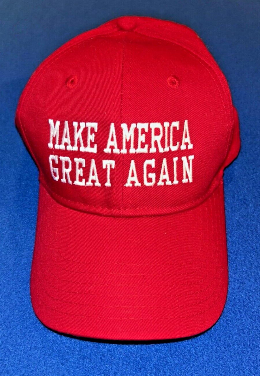 Make America Great Again Embroidered MAGA Red Trump Hat Adjustable Otto Brand