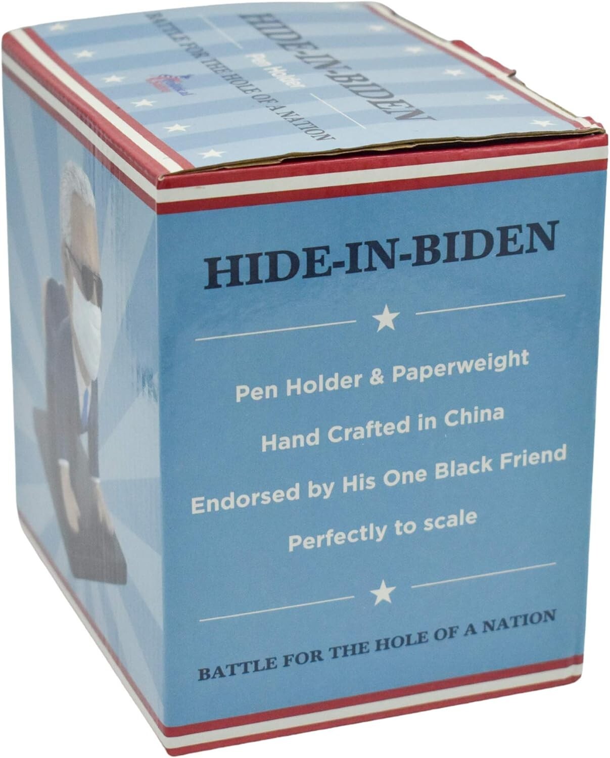 Delightful Biden Desk Accessory – Handcrafted Pen Holder for Political Fans