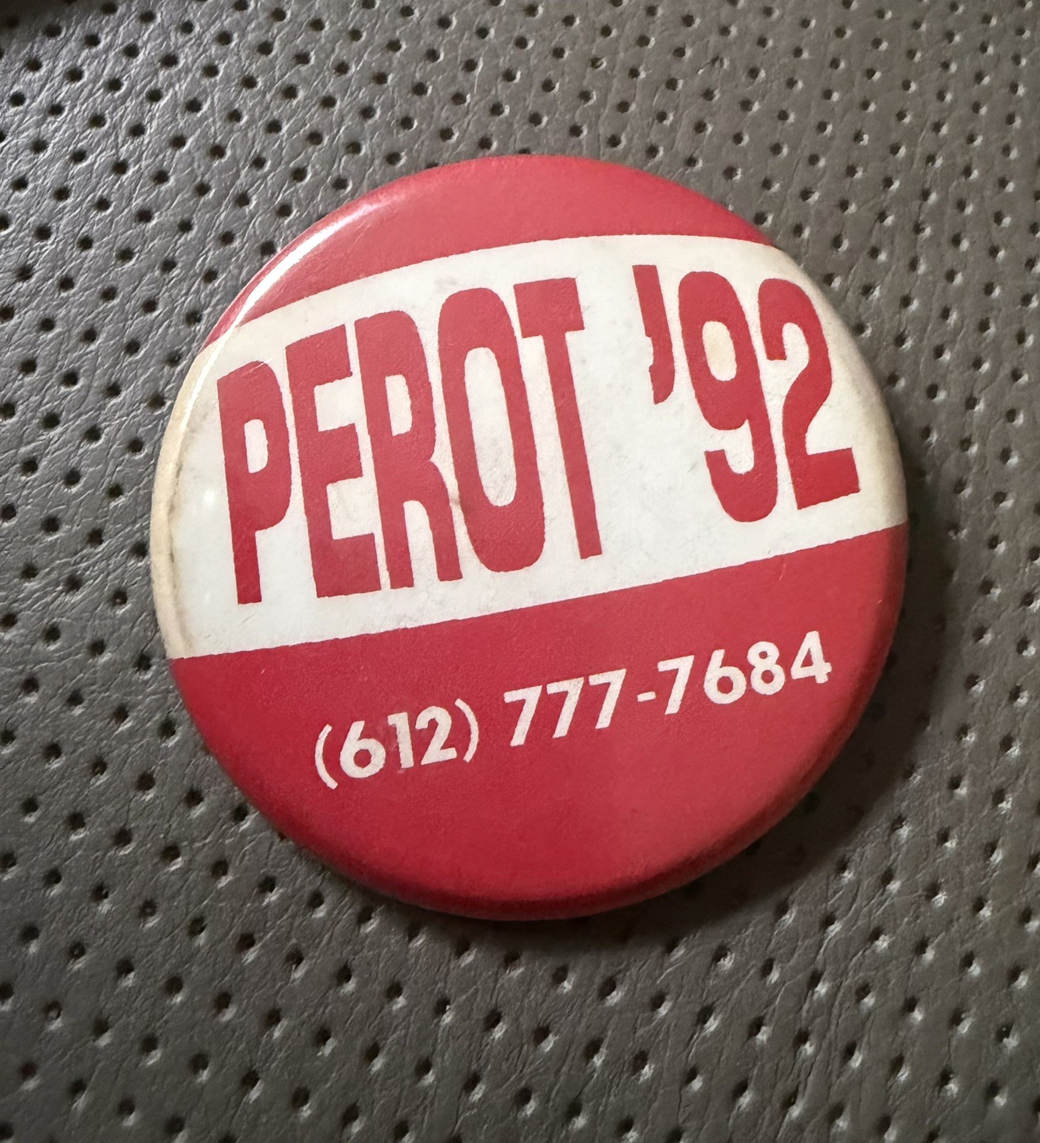 Ross Perot 1992 campaign pin button political