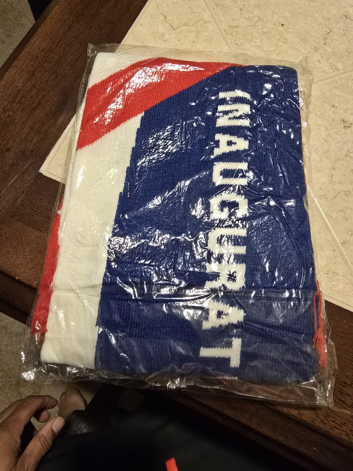 Donald Trump 2025 Inauguration Scarf Metro Edition Rare….