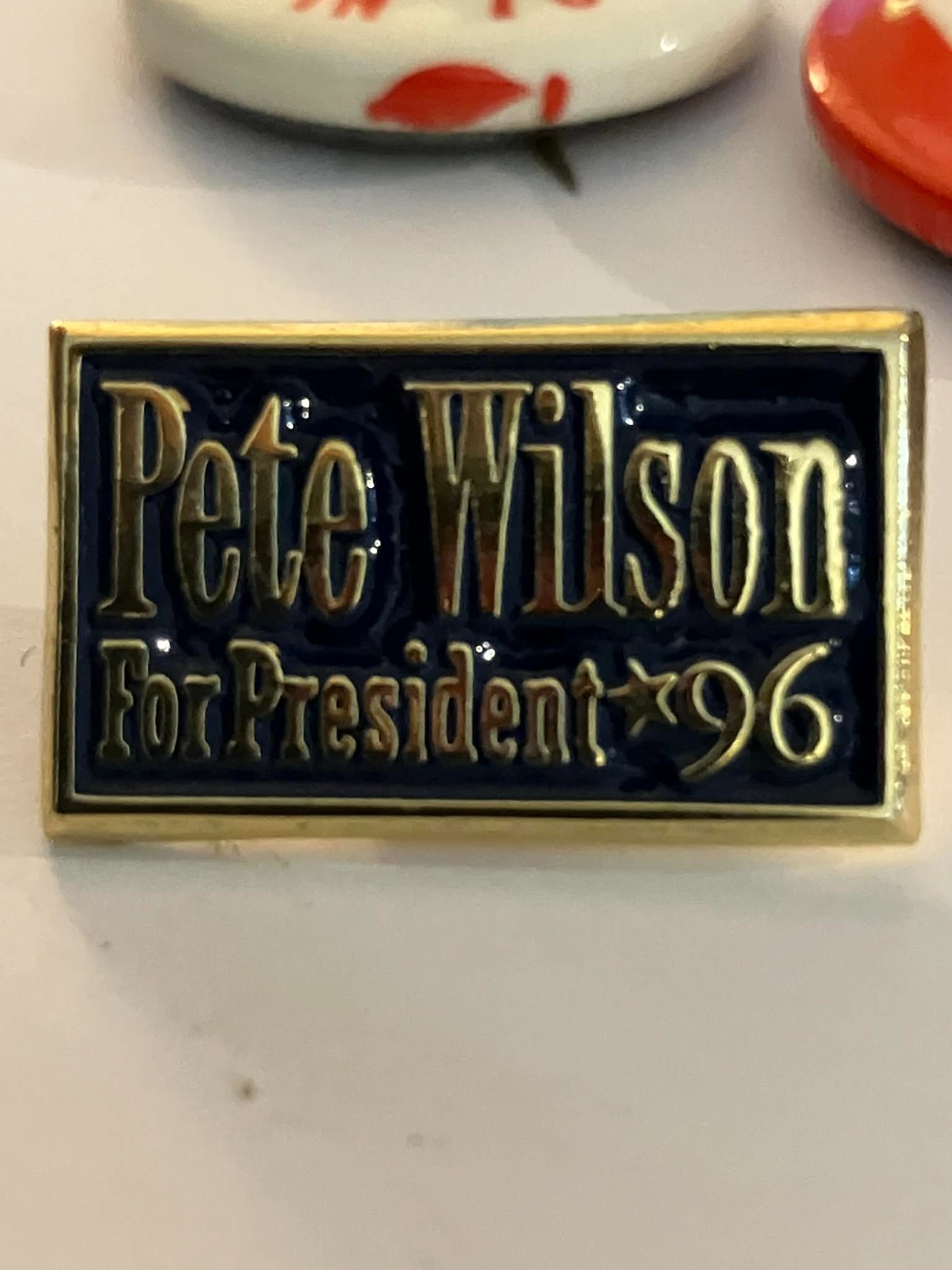 Lot of 16 presidential campaign buttons–vintage to modern –1928 to 2004