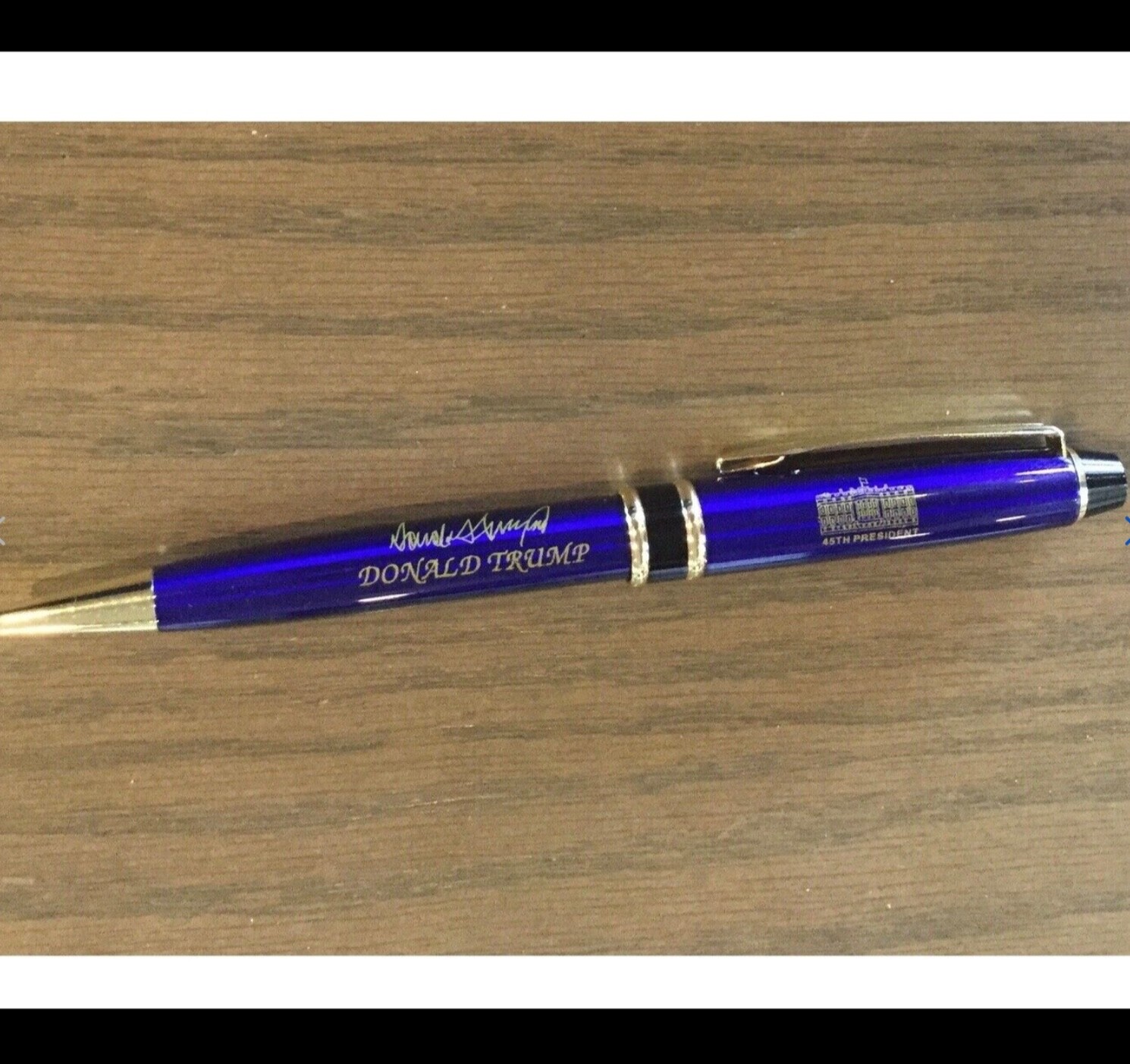 5 TRUMP PENS 1 EAGLE SEAL BLUE METAL + 4 RED PLASTIC MAGA GOP REPUBLICAN 45-47th