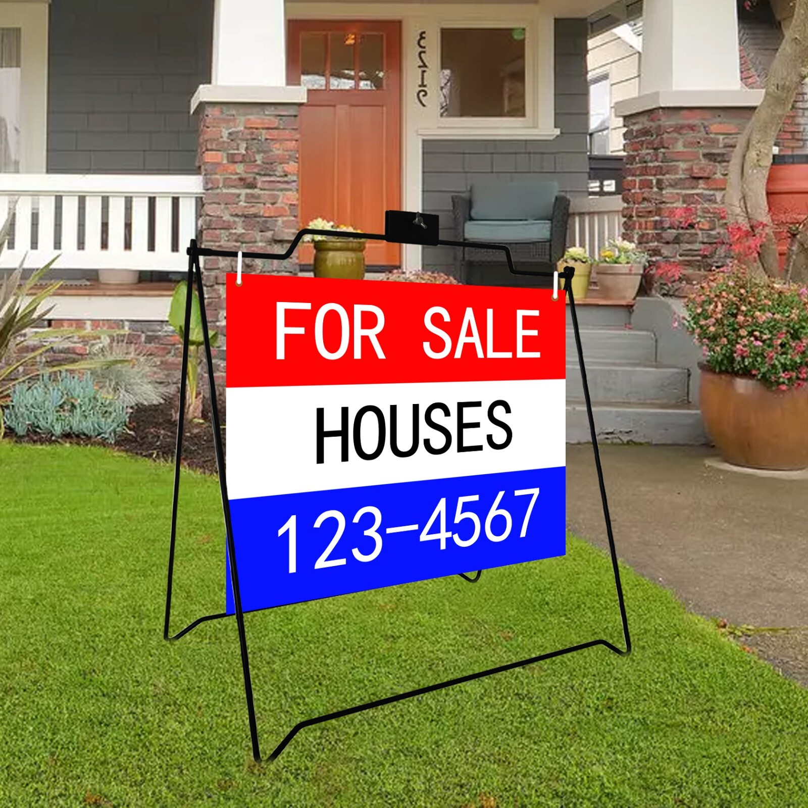 Trump Yard Sign 2024 with A Frame Sign Stand Double Sided 22″x18″(2 Unit)