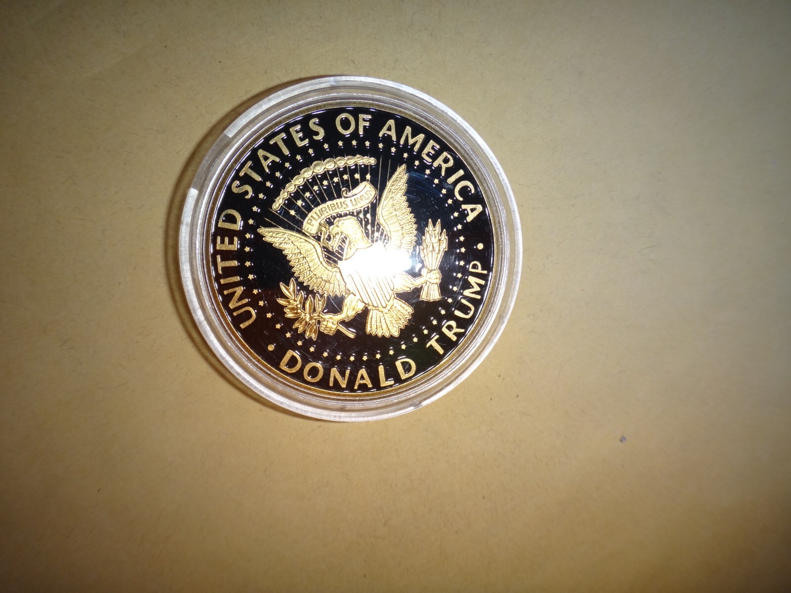 SAVE AMERICA AGAIN 2024 Donald Trump Presidential Campaign 2-Side Coin and Case