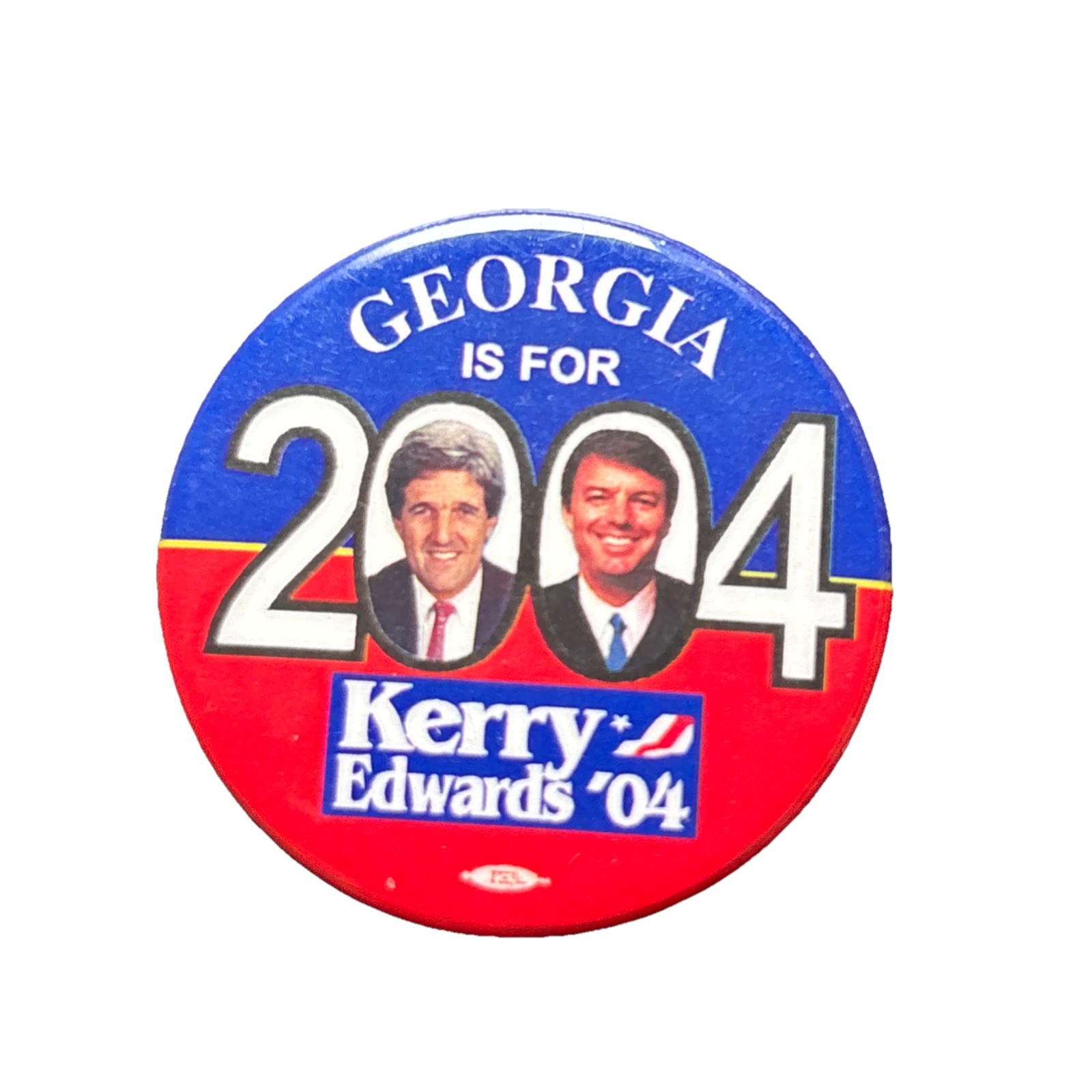 2004 John Kerry for President Georgia Pin 50 State 1.5″ Button Edwards