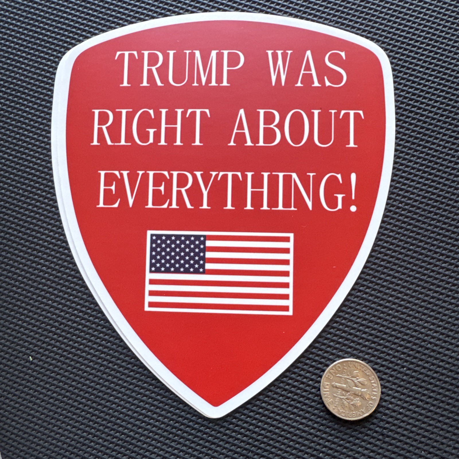TRUMP WAS RIGHT ABOUT EVERYTHING! DECAL