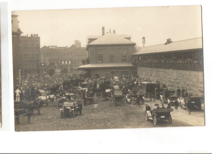 RPPC HAVERHILL MASS TRAIN STATION DEPOT THEODORE ROOSEVELT PRESIDENT ROOSEVELT