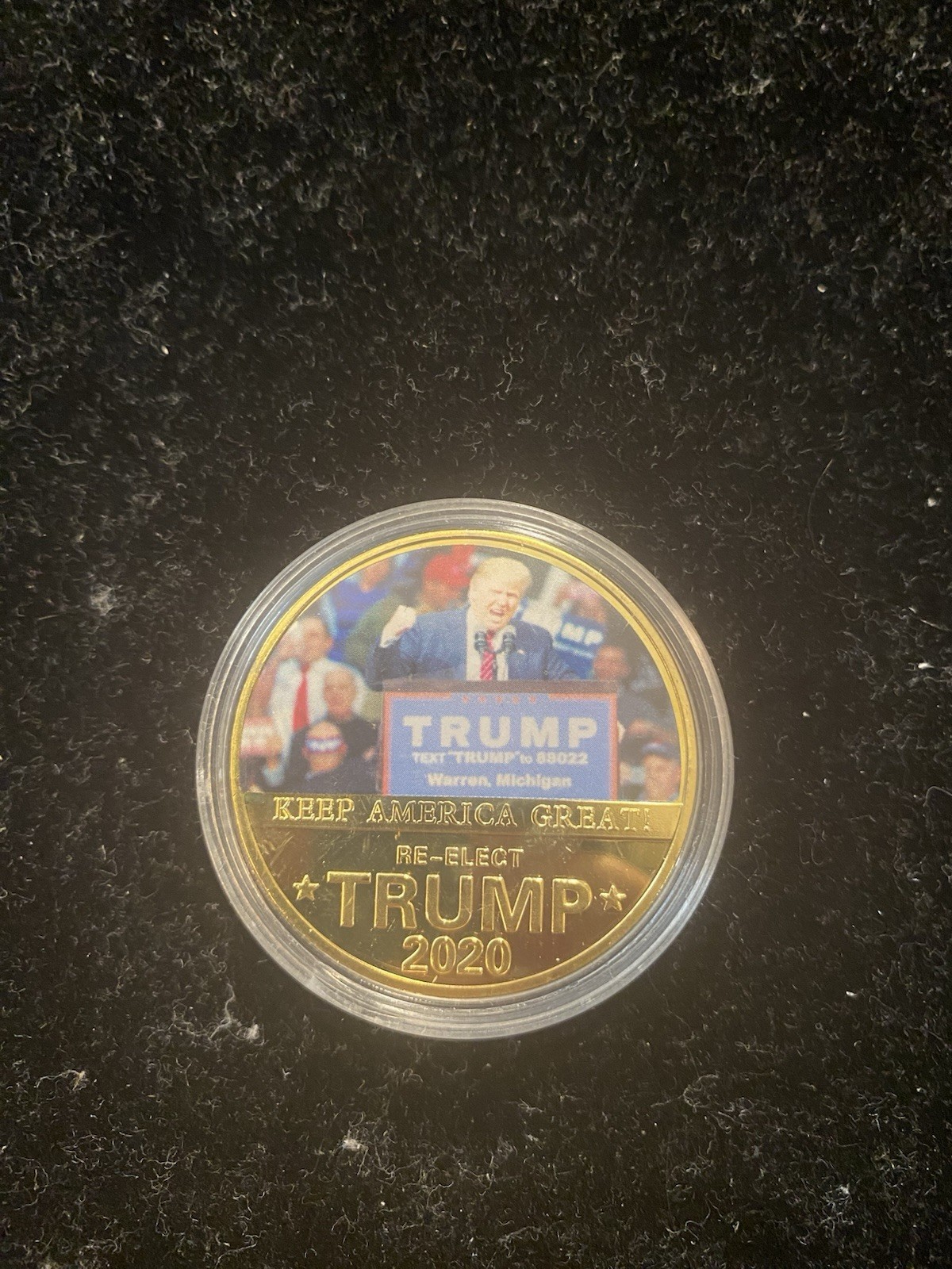 Lot Of 5 Keep America Great 2020 Donald Trump Gold Plated Re-elect Coin
