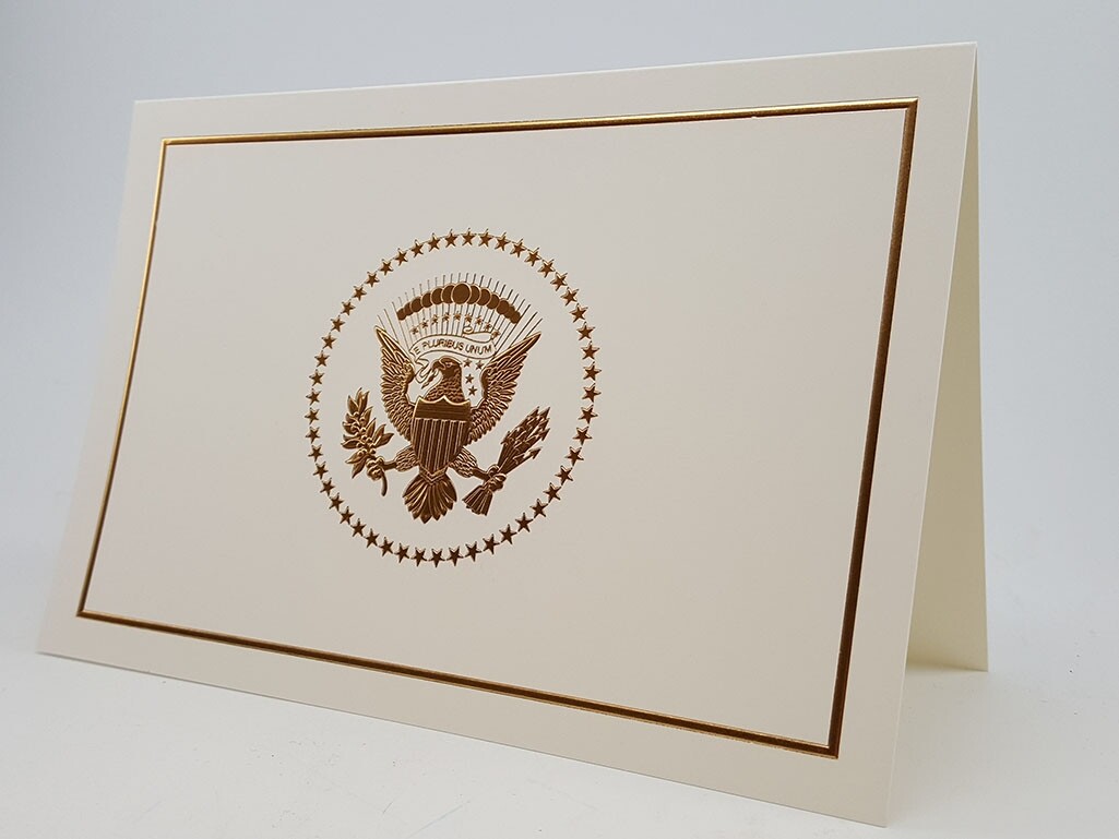 2017 Donald Trump Official White House Christmas Card