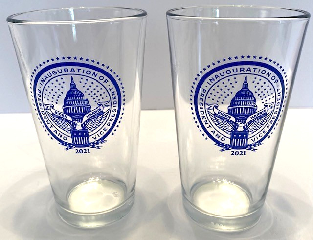 2021 President/Vice President Biden/Harris Inauguration Pint/Tall Glasses