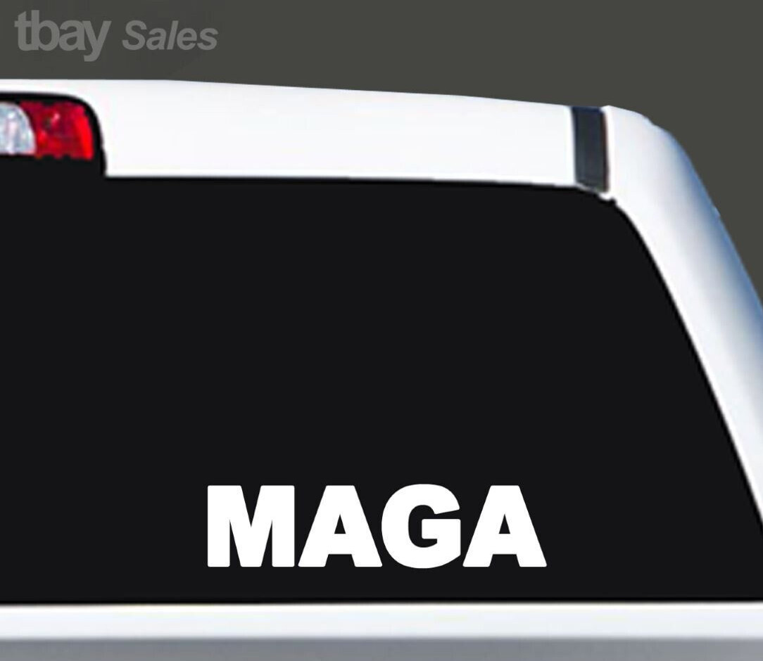6″ x 1.5″ MAGA Vinyl Decal Sticker Trump Political USA Car Truck Window Bumper