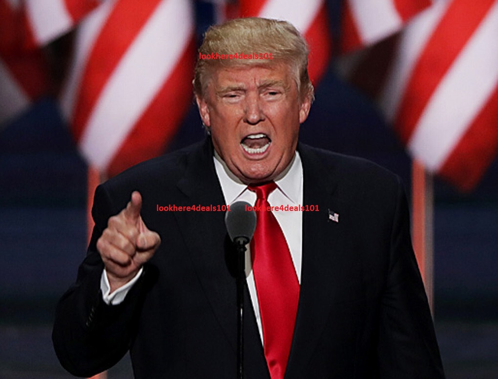 PRESIDENT Donald Trump Photo 4×6 Republican Convention 2016 Speech USA