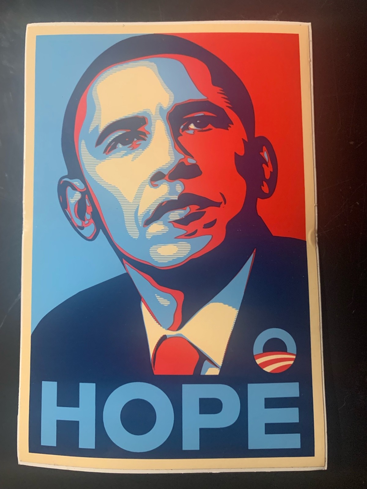 Original OBAMA 2008 “HOPE” campaign stickers ‘4 x 6’