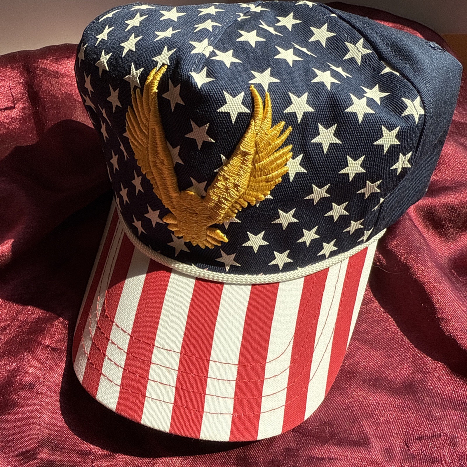 Official 2020 President Trump MAGA Cali Fame Campaign Hat Freedom Eagle Flag Cap