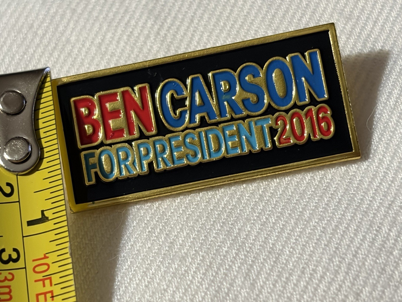 Ben Carson for President 2016 Rare Collectable Political Pin Button Metal