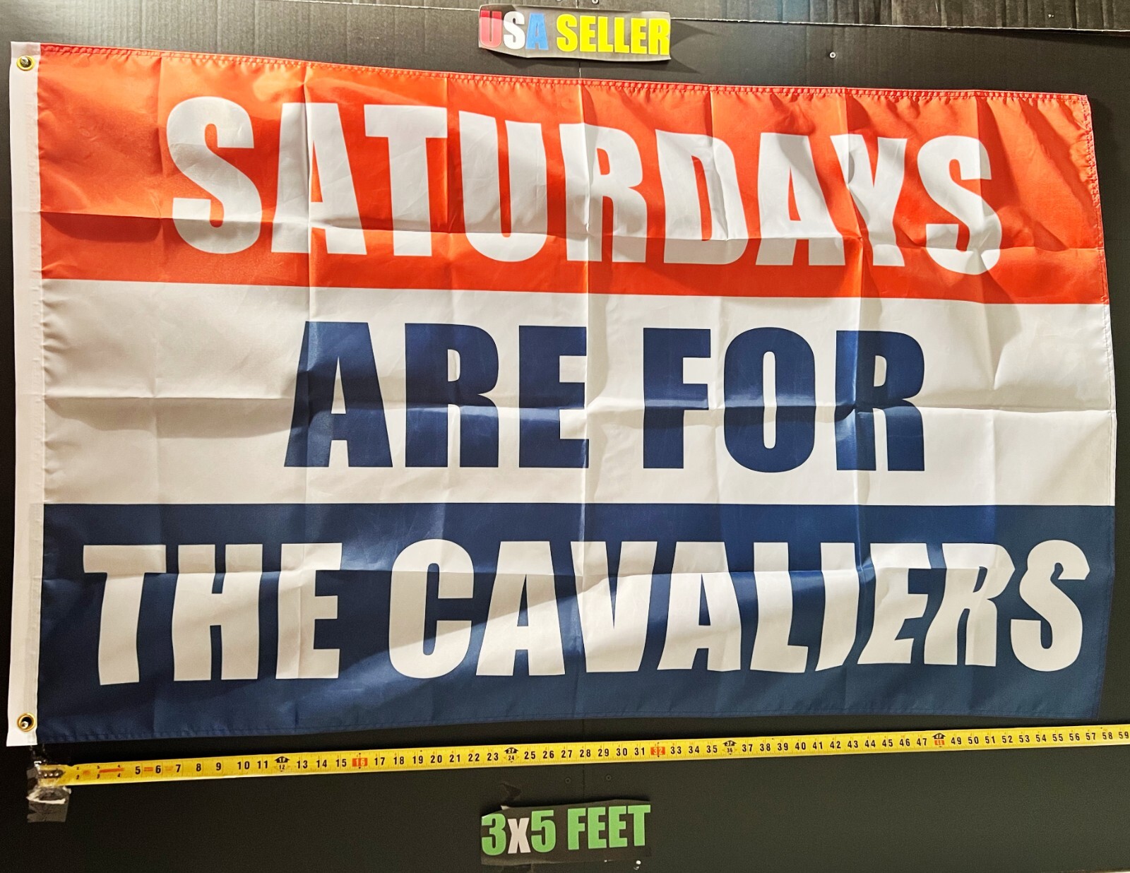 Football Flag FREE SHIPPING Virginia Cavaliers NCAA NFL Cave Beer USA Sign 3×5′