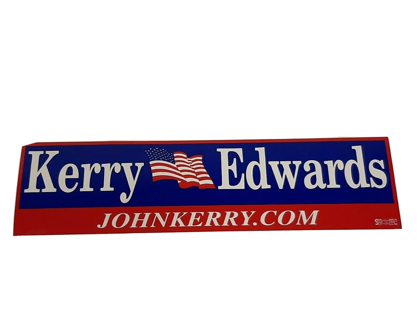 Kerry Edwards 2004 Bumper Sticker NEW! Free Shipping in US
