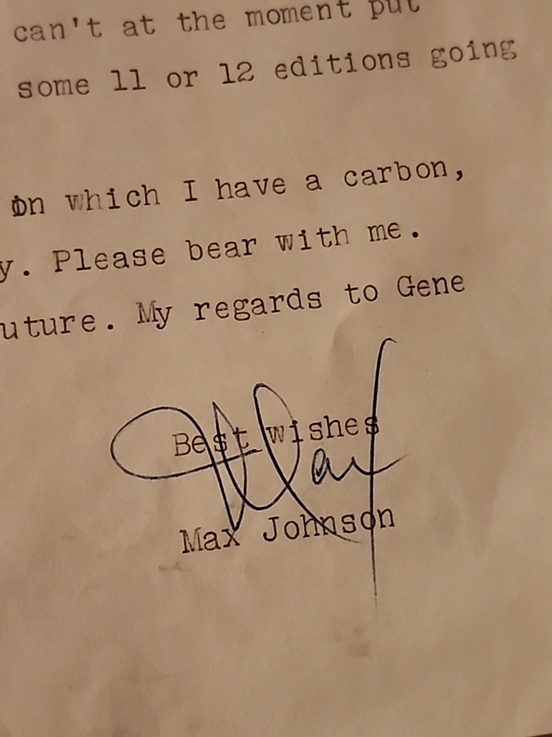 SIGNED Max Johnson Letter & AFRO AMERICAN BOBBY KENNEDY ASSASSINATION NEWSPAPERS