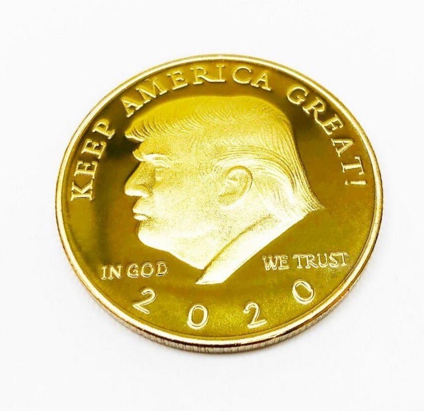“Keep America Great” Donald Trump 2020 Commemorative Coin- 24K Gold Plated