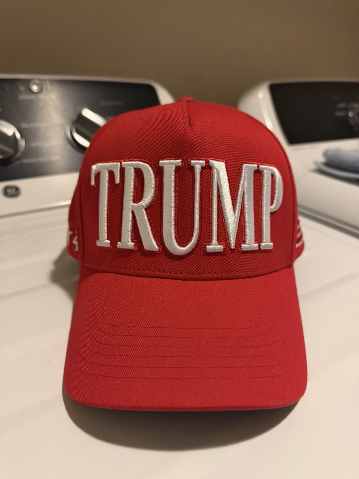 Rare Official Donald Trump BOLD RED Cap USA 45-47 HAT MAGA Cali Fame- Authentic