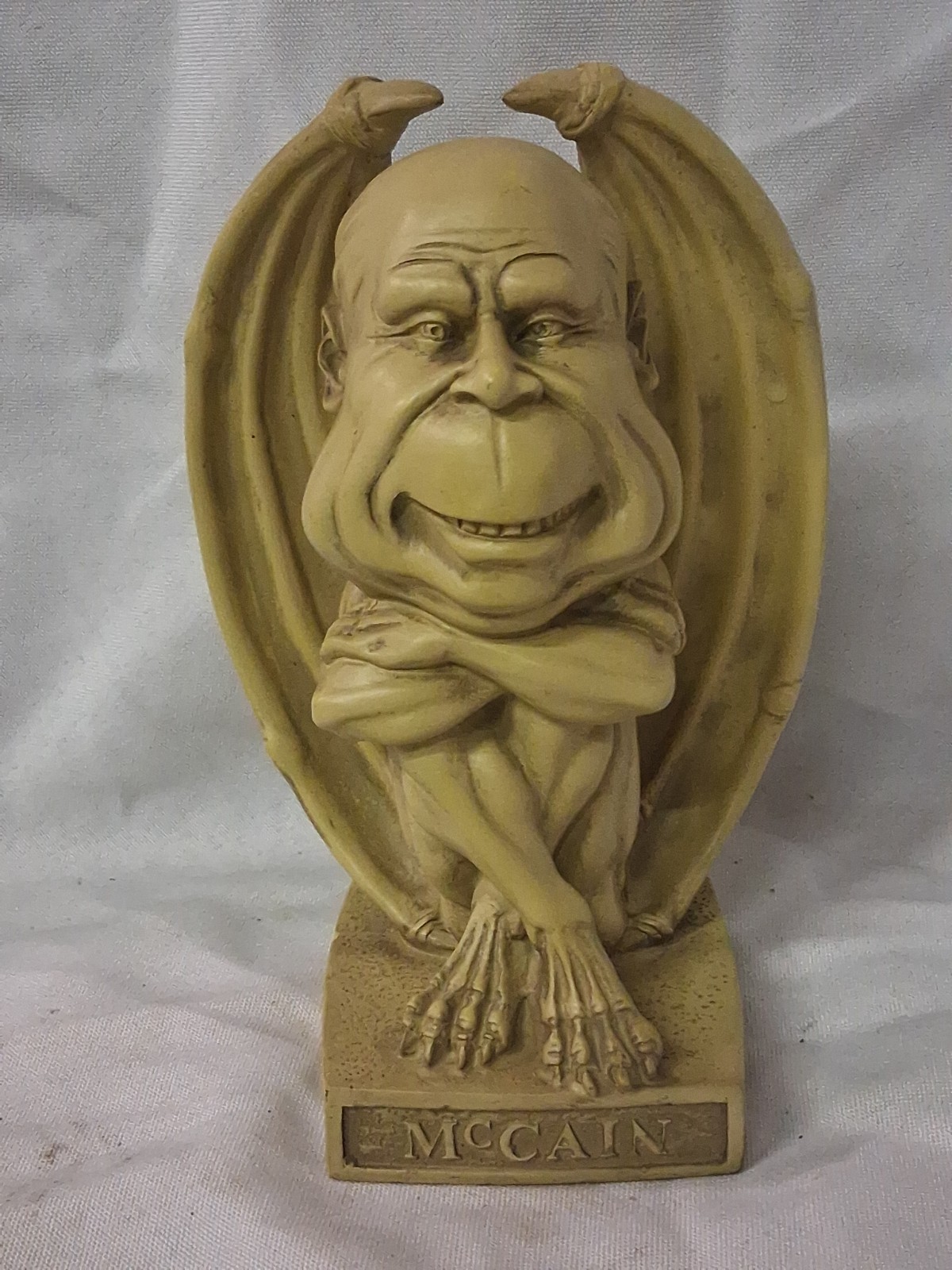 Senator John McCain Gargoyle Humorous 6 inch Figurine Garden Statue