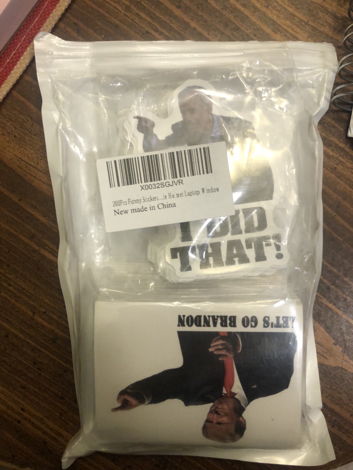 Trump Biden Did That Stickers 3×3 Waterproof 200 Pieces Let’s Go Brandon