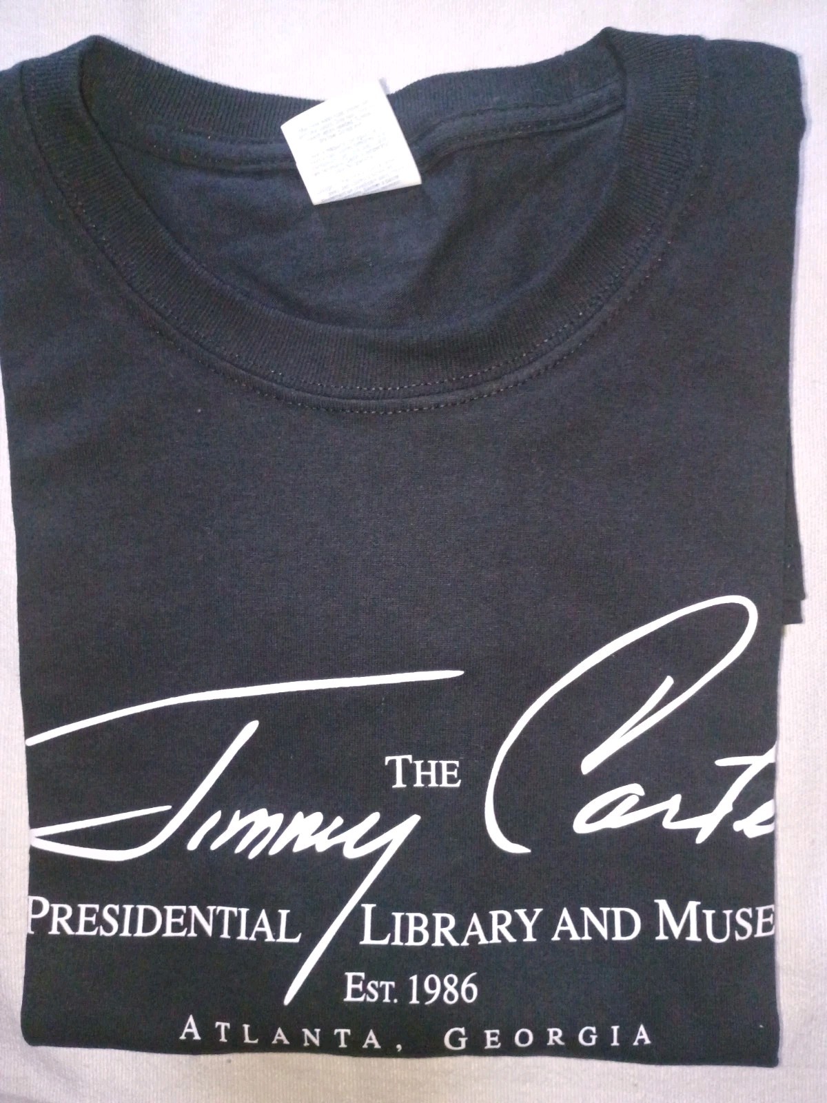 Jimmy Carter Presidential Library Museum 1986 Atlanta Georgia Large Crewneck Nwt