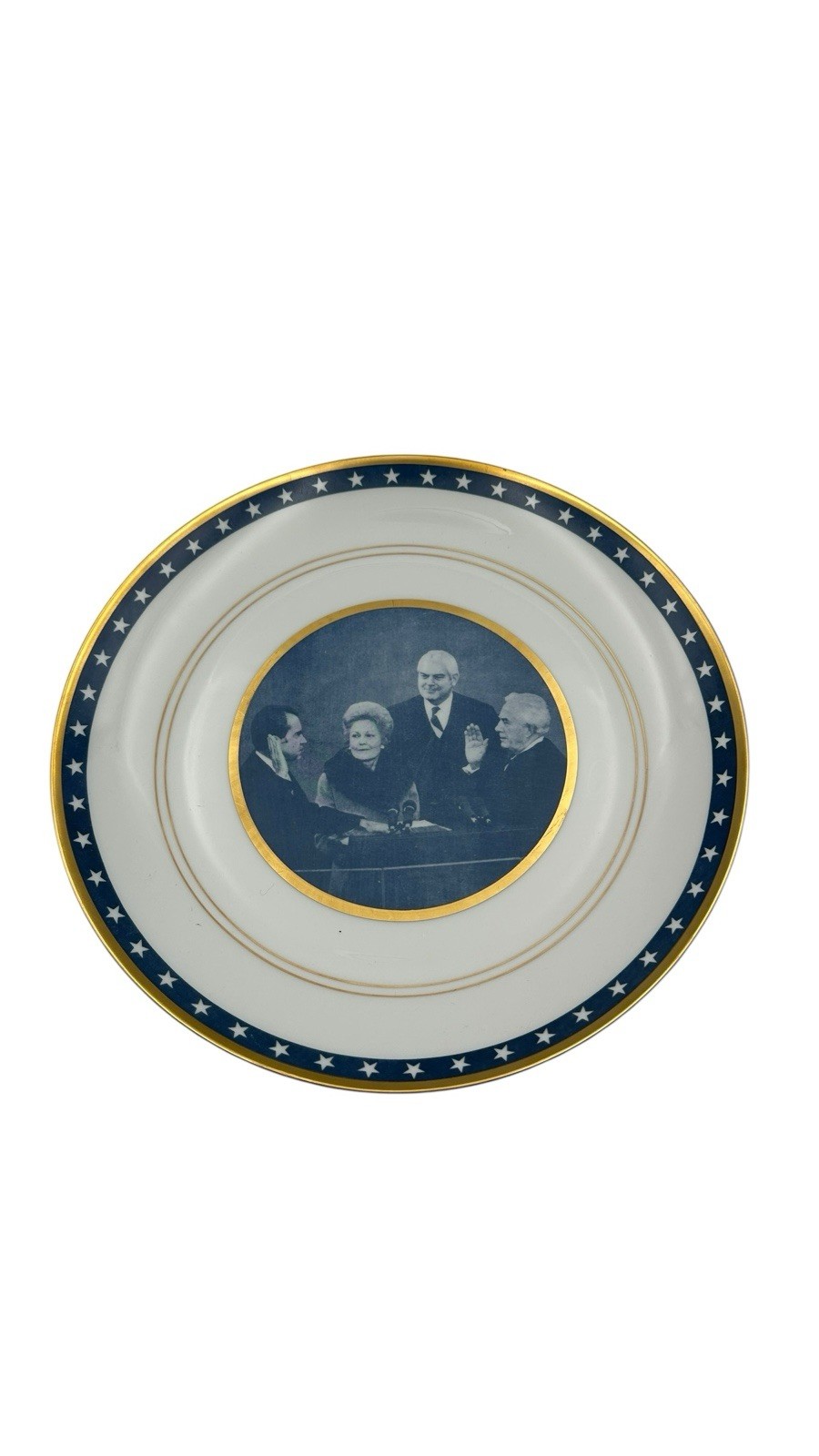1973 Richard Nixon President United States Inaugural Plate No. 163/1500 Hard to
