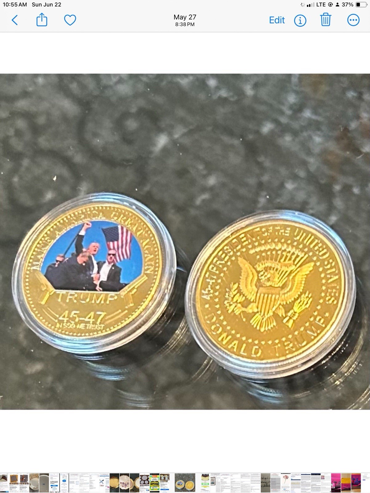 TRUMP 2025 MAGA RED PEN EAGLE GOLD SEAL SIGNATURE REPUBLICAN INAUGURATION New