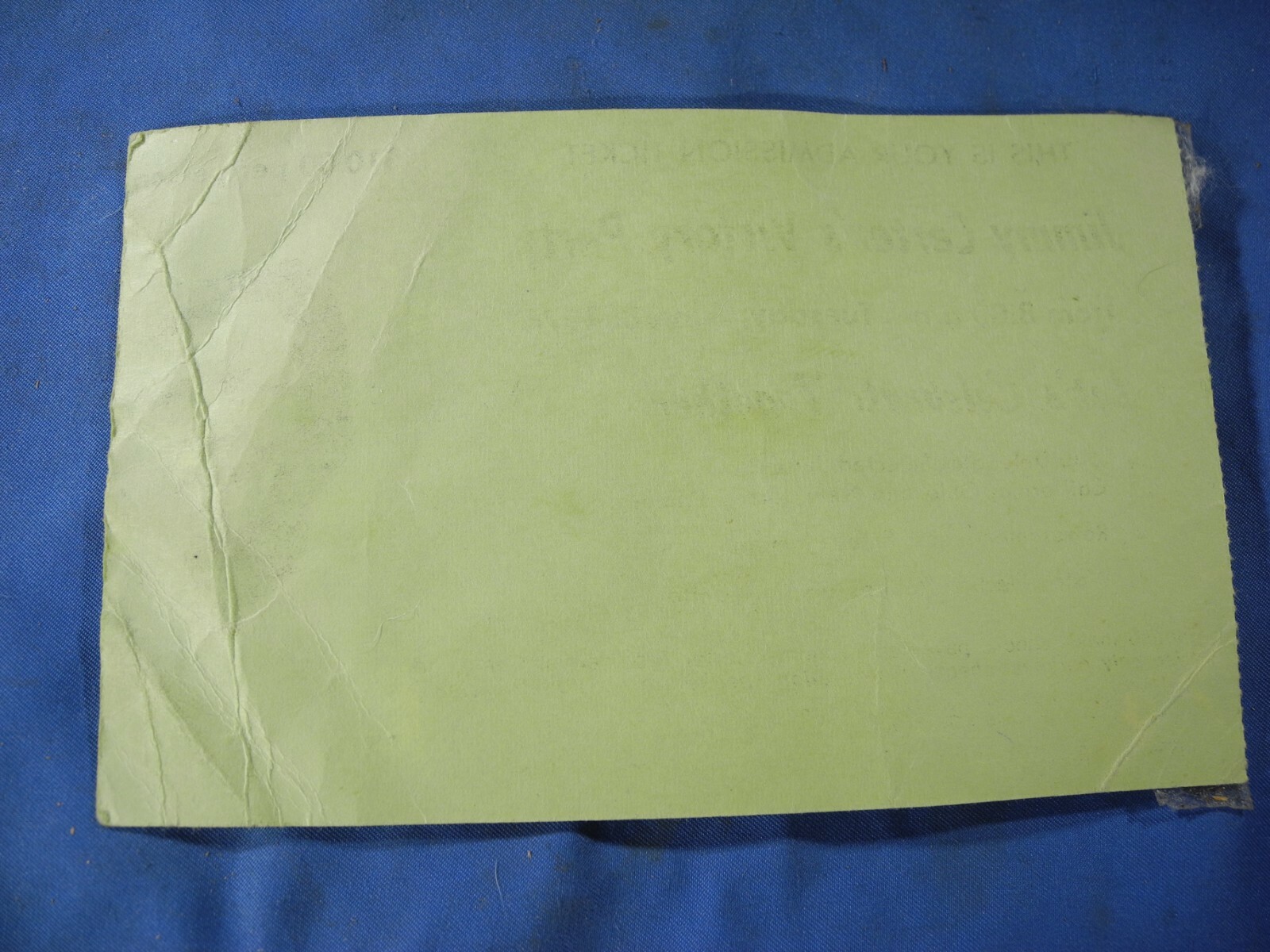 Jimmy Carter’s 1976 Victory Party Admission Ticket (RARE!)