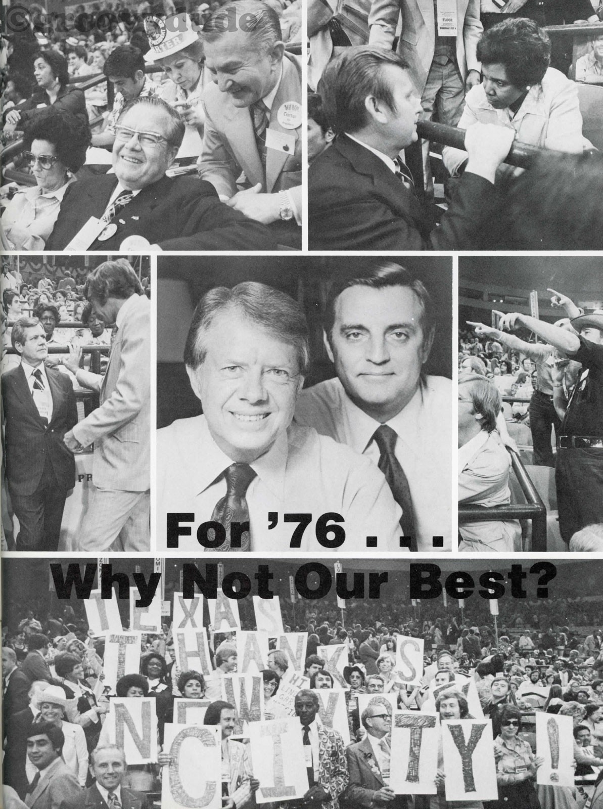 1976 Texas Democratic State Convention & Delegate Selection Carter Programs Lot