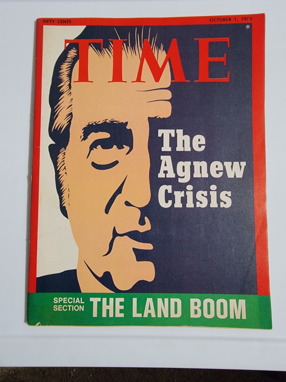 TIME Magazine – October 1, 1973 – “The Agnew Crisis” – Watergate Era – Land Boom