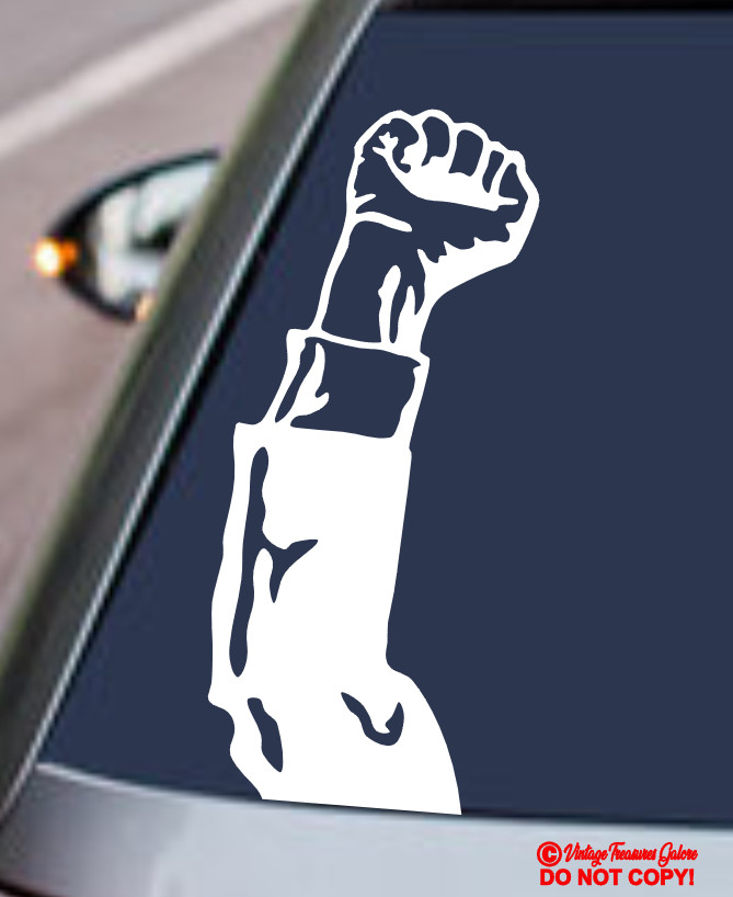 PRESIDENT DONALD TRUMP RAISED FIST FIGHT Vinyl Decal Sticker Car 2024 YOU MISSED
