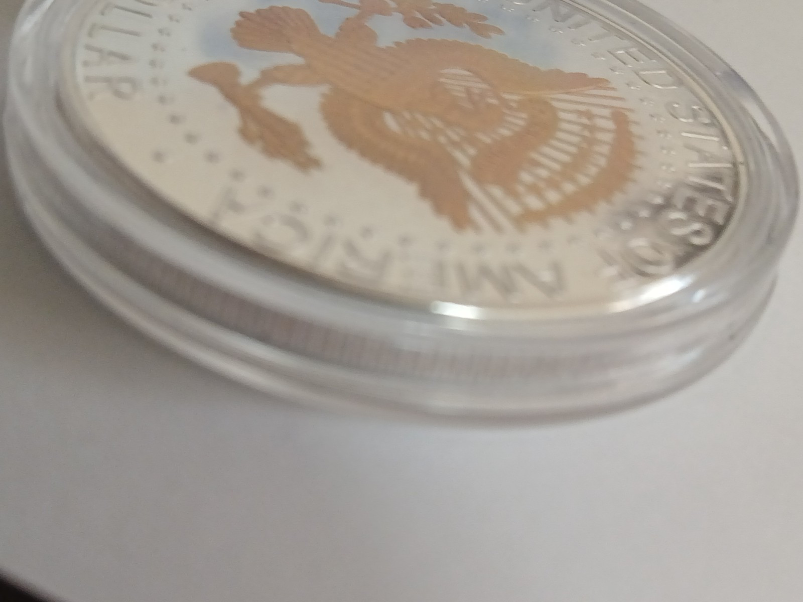 24k Gold And Silver Plated Kennedy Half Dollar