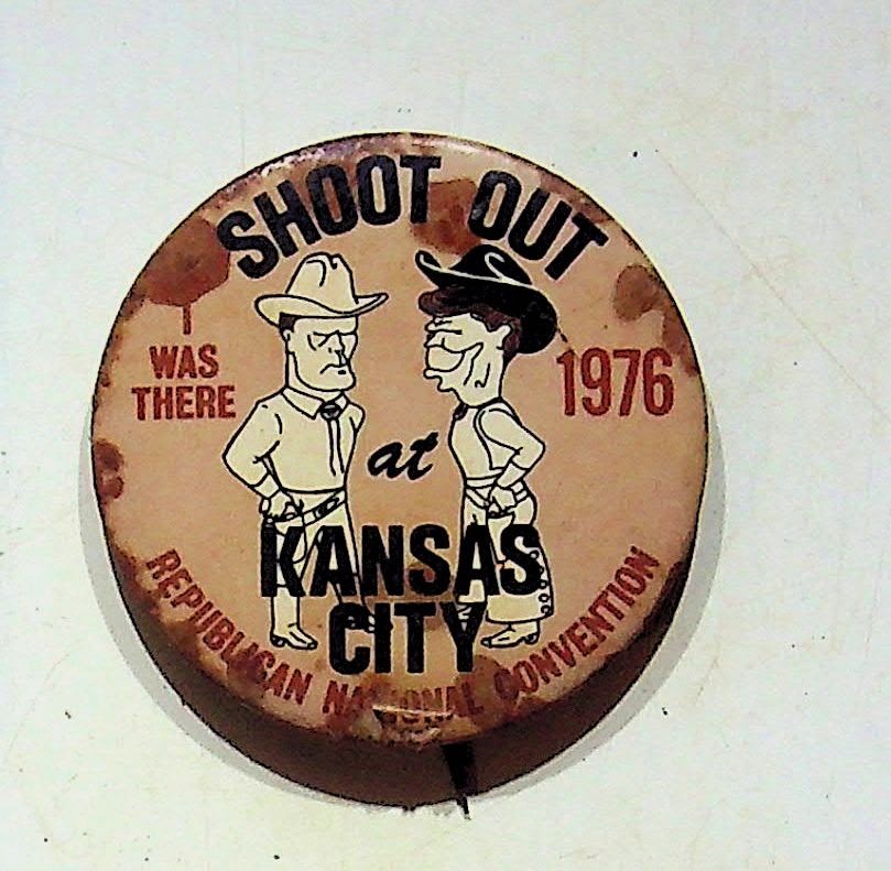 Vtg 1976 Republican National Convention Political Campaign Button Pin