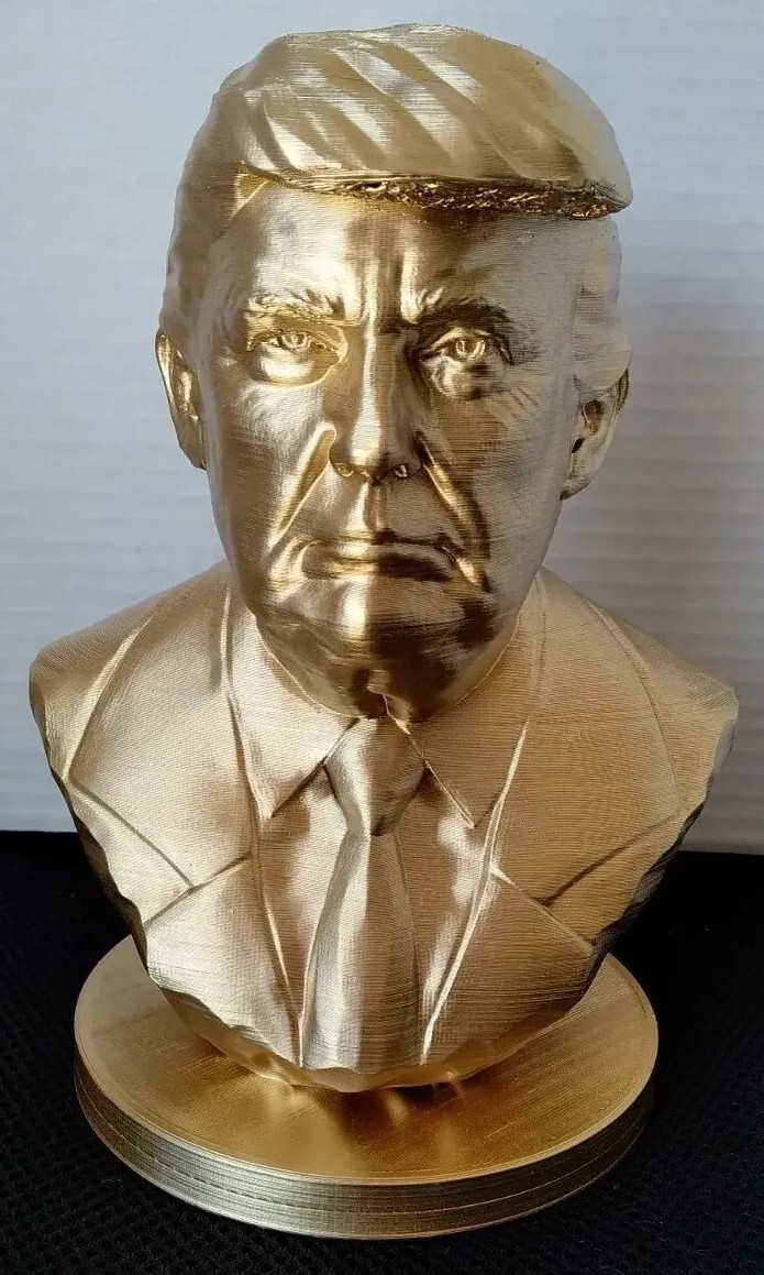 300MM HUGE 12″ President Donald Trump Bust 2 FREE GIFTS🎁🎁 3D Print🇺🇸2024🇺🇸