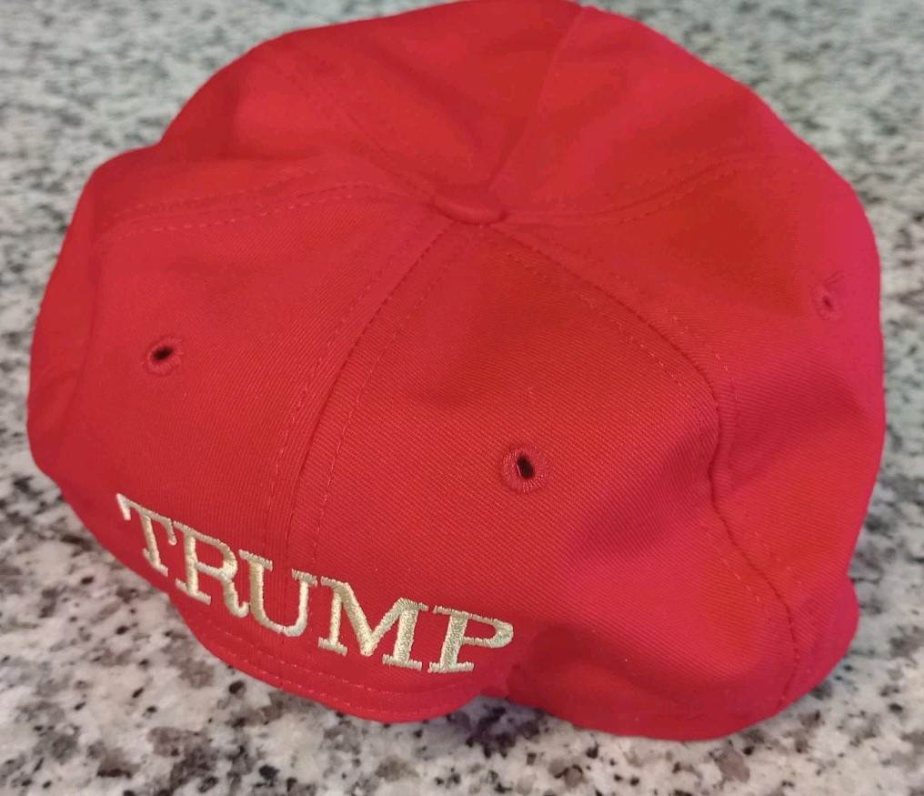 2017 DONALD TRUMP OFFICIAL CAMPAIGN 45TH INAUGURATION AUTHENTIC RED HAT CAP USA