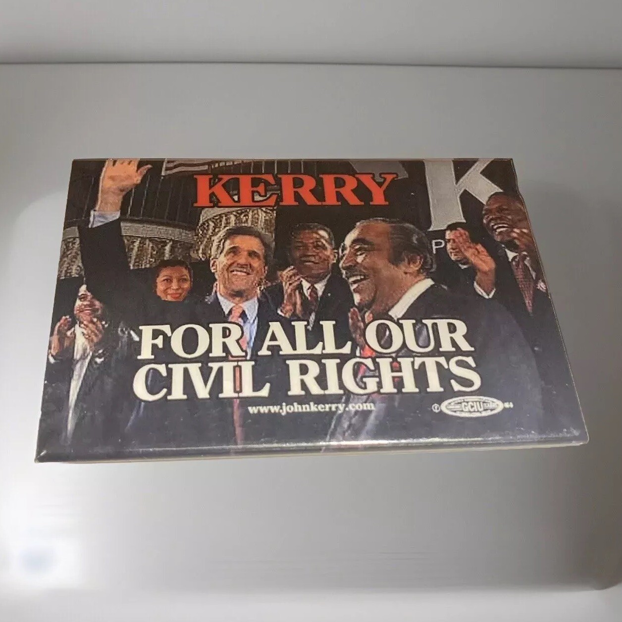 John Kerry 2004 For All Our Civil Rights Political campaign pin pinback button