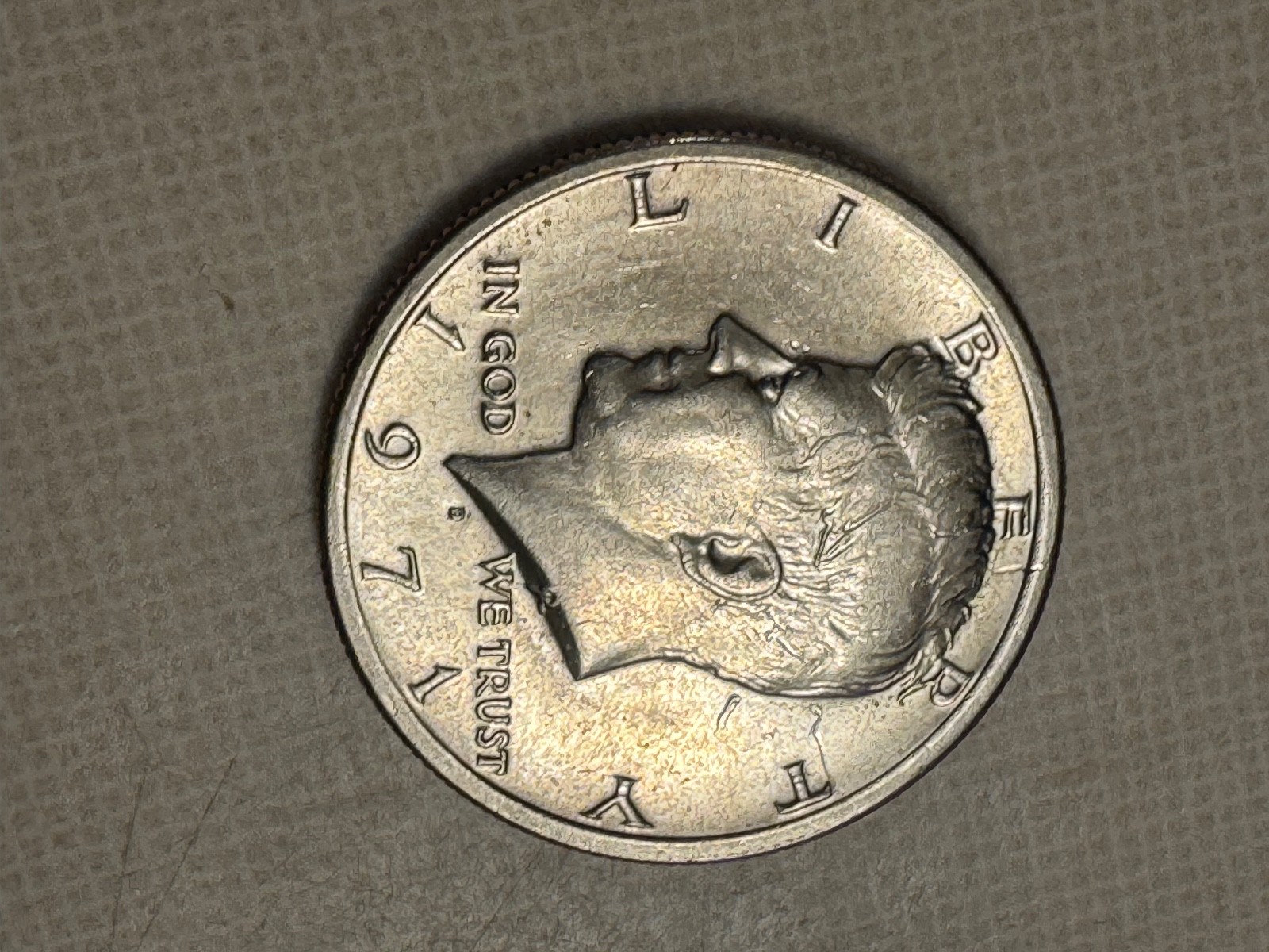 jfk commemorative 50c 1971 D coin