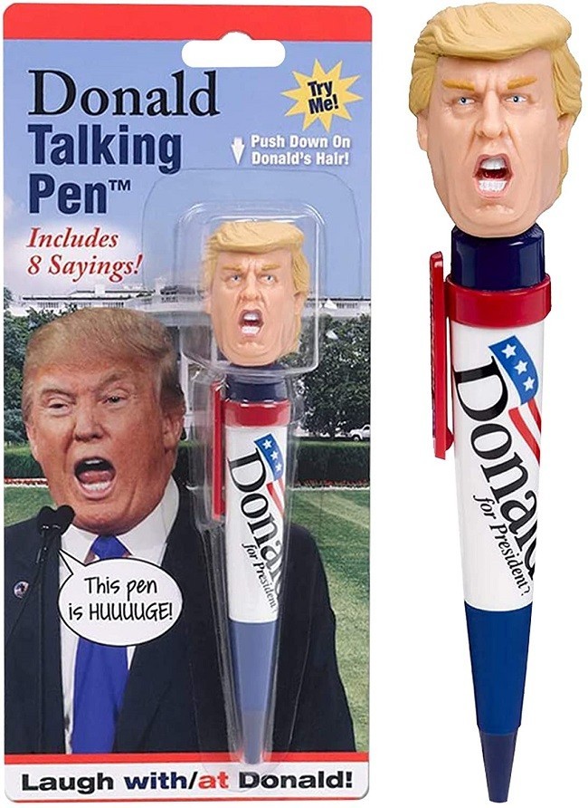 Talking Donald Trump Pen – Collectible Edition – 8 Sayings in His Real Voice
