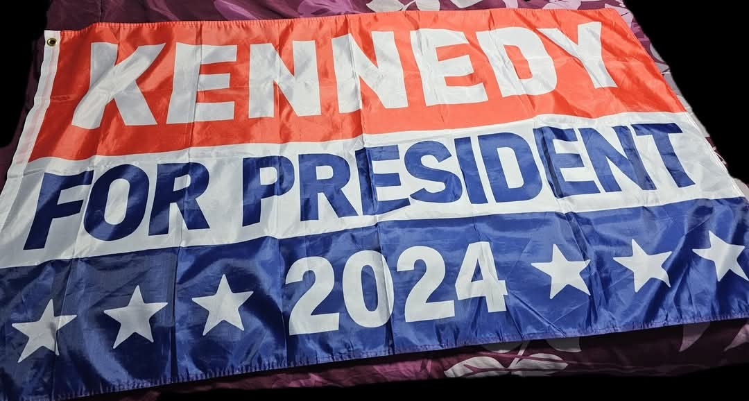 New KENNEDY for President 2024 Indoor/Outdoor Flag w/Grommets-3ftx5ft,