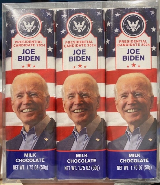 Joe Biden 2024 Presidential Campaign Chocolate Bars — FREE SHIPPING!!